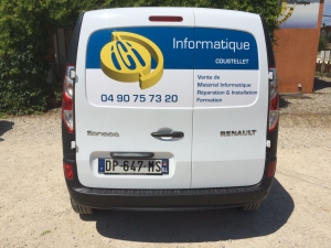 adhésif pour publicité sur véhicule par webbycom