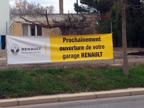 Bâche pour Renault par Webbycom