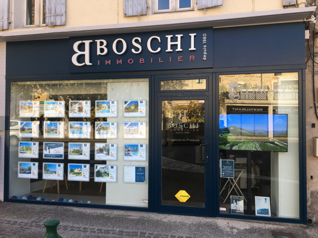 enseigne lumineuse réalisée par webbycom pour Boschi