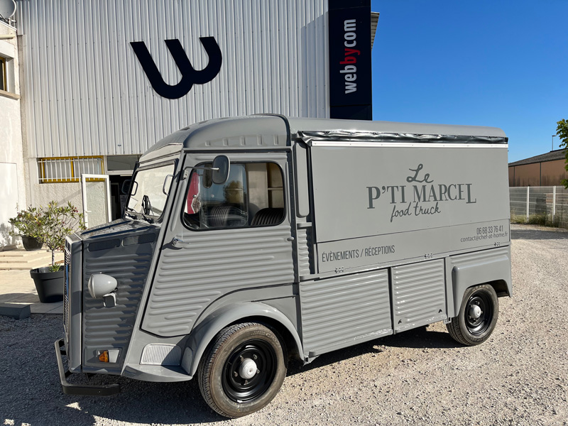 marquage d'un food truck par webbycom