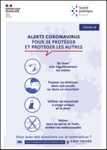 panneau information covid par webbycom