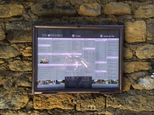 Menu mural restaurant