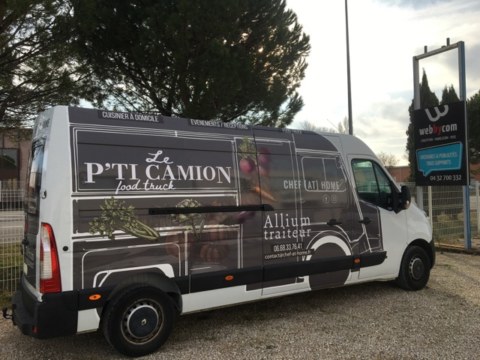 total covering pour le p'ti camion par webbycom